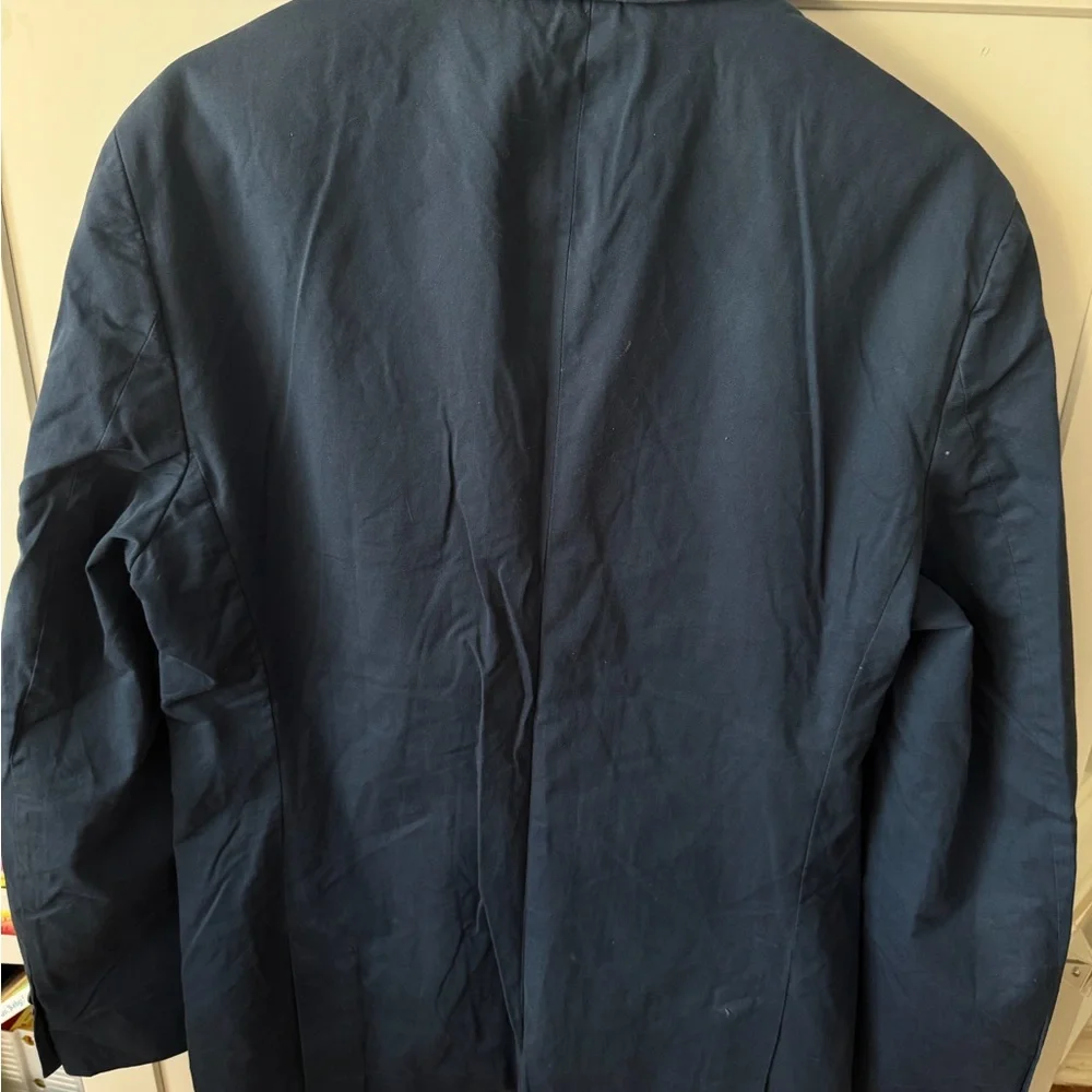 Ben Sherman Navy Blue Sport Coat with Subtle Red Accent